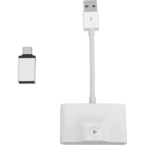 Un convertidor inalámbrico de CarPlay para sistemas con cable, de fácil instalación (plug and play), con un diseño elegante y compatible con más de 600 modelos de automóviles. (1/2)