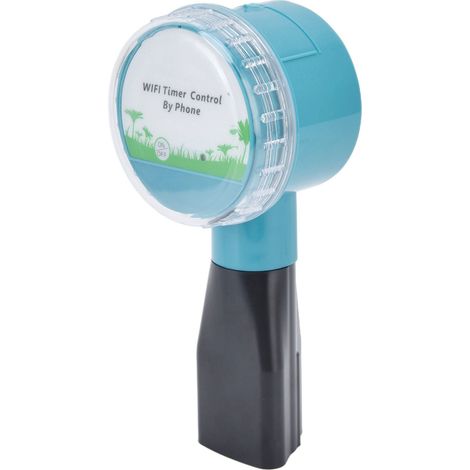 Système d'arrosage automatique avec minuterie et télécommande Bluetooth pour téléphone portable, idéal pour les plantes de jardin et la pelouse.
