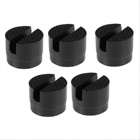 5PCS Patins en Caoutchouc pour Cric Auto, Supports Universels à Fente pour Longerons de Châssis, Protection de Plancher (1/5)