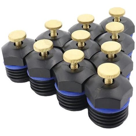 Accessoires pour tuyaux d'arrosage : raccords mâles 1/2 pouce, 10 pouces, réglables, pour irrigation goutte à goutte à micro-débit. (1/5)
