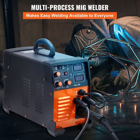 Poste à souder MIG 250A 3 en 1 MIG TIG MMA inverseur IGBT 220V affichage numérique poste à soudure arc bagine soudure lift equipment (1/5)