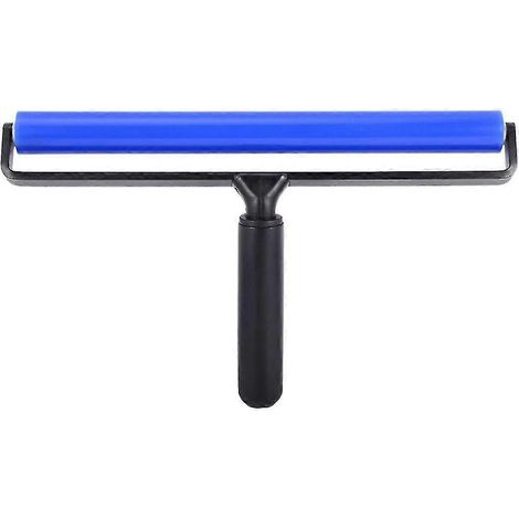 Rouleau à colle en caoutchouc silicone de 30 cm de large, spatule, roulette, antistatique, adhésif (1/5)