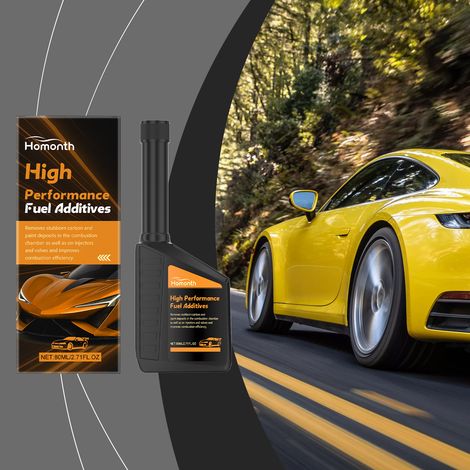 Gasoline fuel additive, carbon deposit cleaner, fuel saver, and emission reducer, suitable for both new and old cars -- 80ml (1/5)