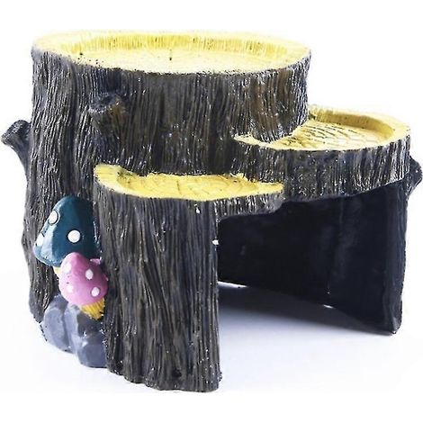 Grotte aménagée pour reptiles, décoration pour aquarium. (1/5)