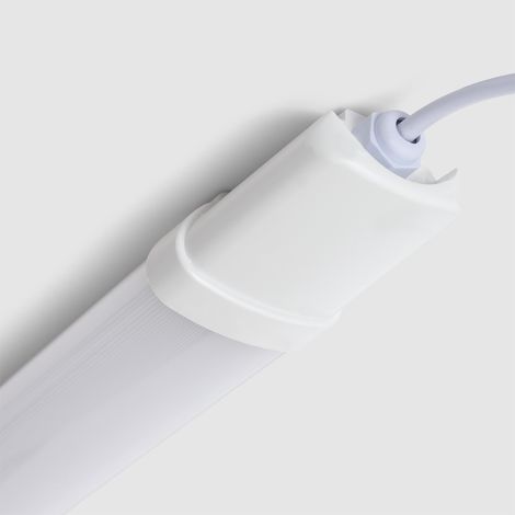 Pantalla Estanca LED 120cm 36W PC IP65 3200K Blanco Cálido
