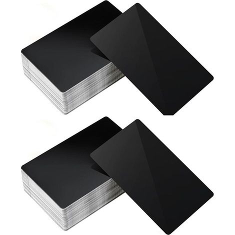 Adecuado para el grabado láser de 360 tarjetas de visita en lámina metálica en blanco y para el grabado de tarjetas de regalo personalizadas.