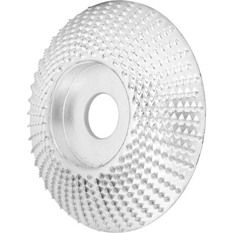 Disque de meulage arc 85mm argent, roue de ponçage de façonnage pour bois, outil rotatif, accessoires pour meuleuse d'angle (1/5)