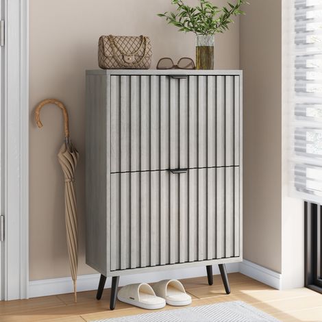 mobile armadio 60 cm cassetti salvaspazio grigio moderno OKMYHOME