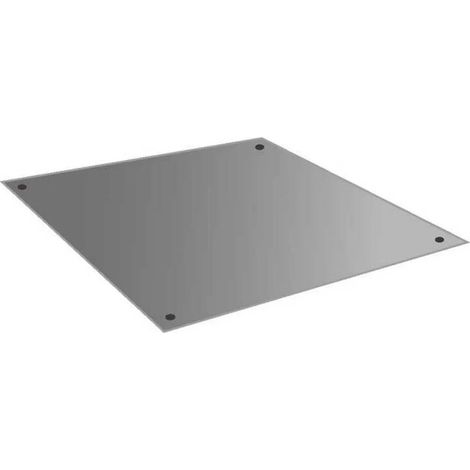 Plaque de base icetoolz e132b acier 60x60 cm robuste