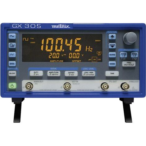 GX 305 Générateur de fonction Metrix 0.001 Hz - 5 MHz Triangulaire, Rectangulaire, Sinusoïdale R532791 (1/5)