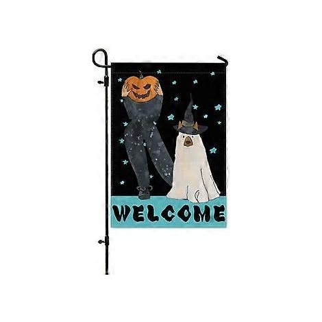 Neue Halloween-Gartenflagge, Hofflagge, Kürbisflagge, Veranda-Layout, Horror-Atmosphäre-Dekorationsflagge (HYQ5-16) (1/2)