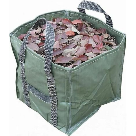 Sac poubelle de jardin Sac de jardin robuste avec poignée réutilisable propreté (1/4)