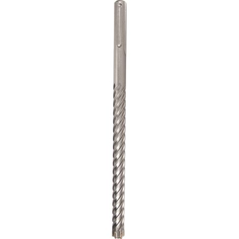 Foret burin rotatif carbure 6 cannelures 20mm trou 210mm profondeur perçage béton brique (1/5)