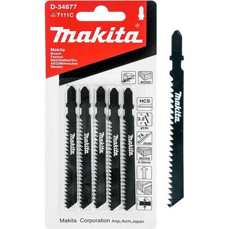 MAKITA D-34877 (pkt of 5) Basic for wood (1/5)