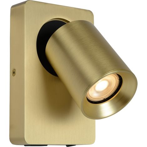 Applique orientabile oro NIGEL GU10 5W Lucide USB-A (1/5)