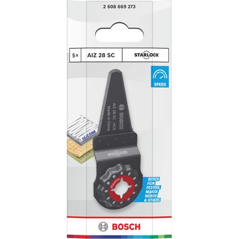 Bosch Kunststoff-Schneider AIZ 28 SC, Starlock, 28 x 40 mm, 5-tlg.