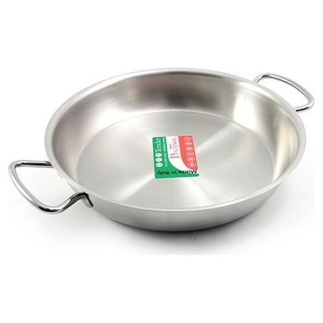 Tegame con 2 manici in acciaio inox Tender Cm 32