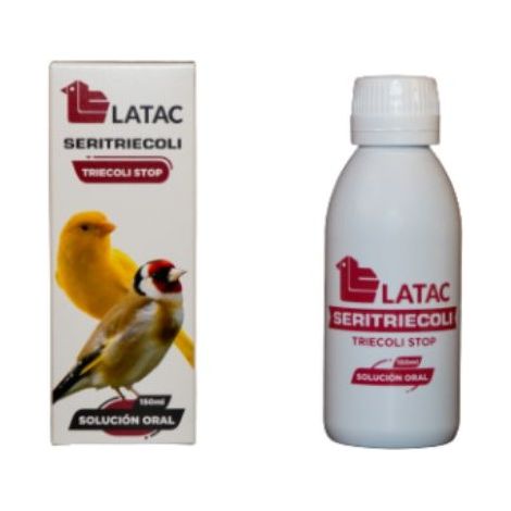 preparado anti tricomonas LATAC SERITRIECOLI TRIECOLI STOP 150 ml, para aves