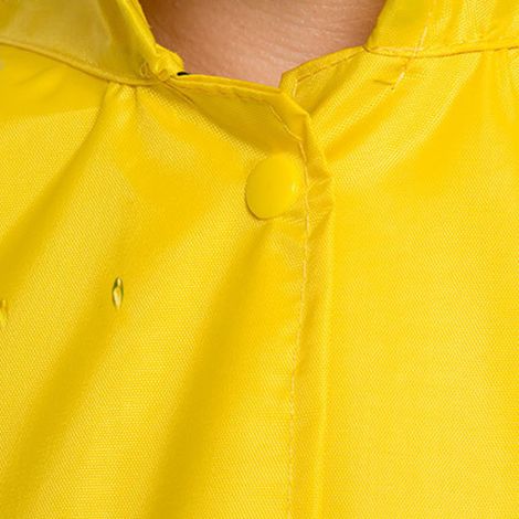 Imperméable une pièce épais, imperméable long en tissu Oxford, imperméable réfléchissant, imperméable de travail, imperméable long jaune réfléchissant épais, XXL