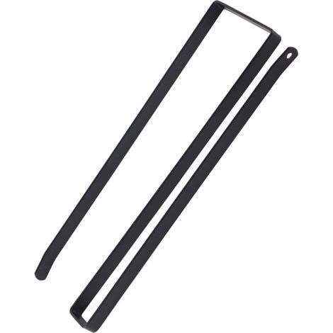 Armoire de cuisine en acier porte-rouleau de papier porte-serviettes en papier cintre organisateur de rangement noir (1/5)