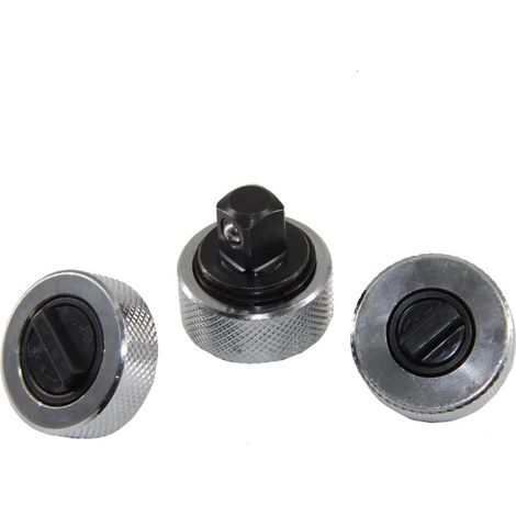 Lntyq 3 PièCes Mini Clé à Douille à Cliquet en Acier Entier Douille à Cliquet Doigt PoignéE à Cliquet RéVersible 1/4 Pouces 3/8 Pouces 1/2 Pouces Drive (1/5)