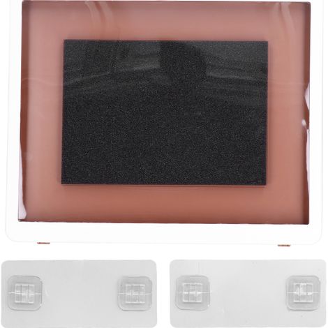 Wasserdichte Wandhalterung für Handy und Tablet, Duschaufbewahrungsbox mit Touchscreen, Badezimmerhalter (Standardausführung, weiß) (1/5)
