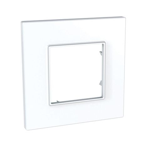 Schneider ALB44810 Altira - placa con icono para una toma - blanco polar