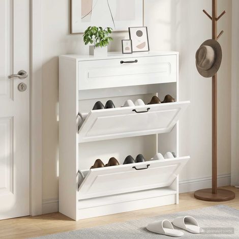 vidaXL Armario Zapatero UTRECHT 78 x 24 x 100 cm Madera de ingeniería (1/5)