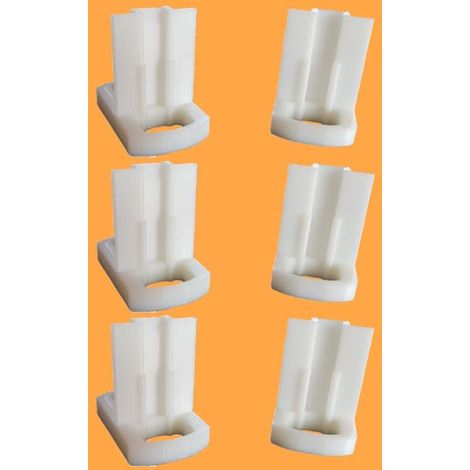 3 Paires de Guides de Porte de Placard en T (1/5)