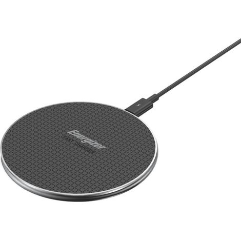 Energizer WCP107 Caricabatterie Wireless 15W Qi per Smartphone e Cuffie Nero USB