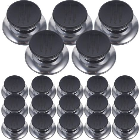 20 Boutons Couvercle Casserole, Poignée Remplacement Acier Inoxydable (1/5)