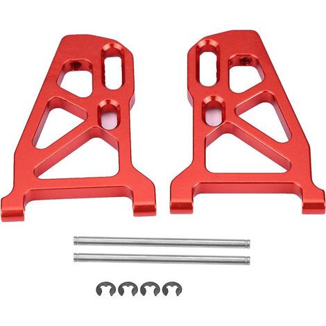 BRAS DE SUSPENSION bleu ferme INFÉRIEUR Pièce de mise à niveau rouge pour voiture RC AVANT EN ALLIAGE D'ALUMINIUM argent [voiture RC à l'échelle 1 (1/5)