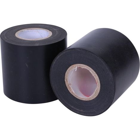 Lot de 2 rubans isolants pour climatisation, tuyaux CVC, attaches (1/2)