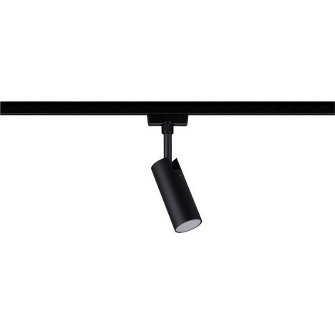 Paulmann 96917 URail LED-Spot Tubo 5W Schwarz Matt 3000K Metall/Kunststoff
