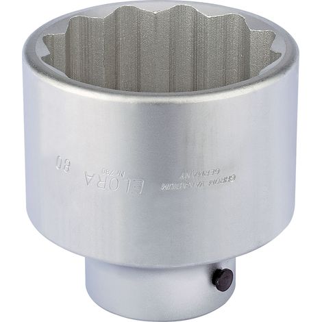Elora 80mm (1-inch Square Drive) Bi-Hexagon Socket for 1/4-Inch Drive, Model 67400 (1/5)