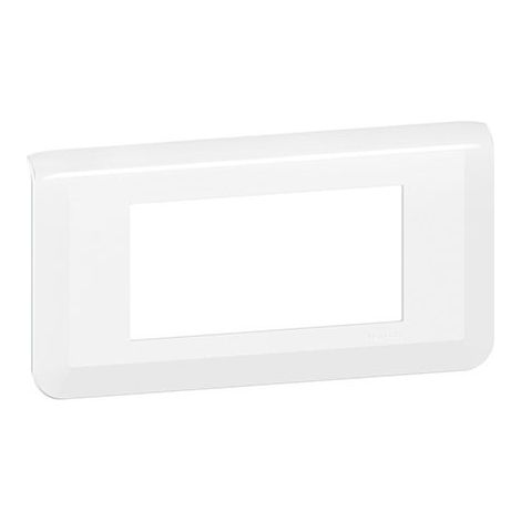 LEGRAND MOSAIC PLAQUE HORIZONTALE 4 MODULES BLANC EU - 277814L