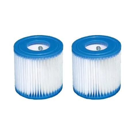 Cartucho filtro piscina Intex tipo h 2 piezas fácil de limpiar