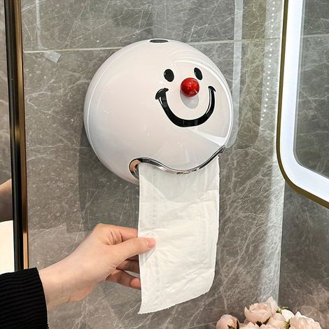 mural, étanche - Organisateur de salle de bain en plastique durable avec installation facile, conception peu encombrante pour les salles de bain contemporaines, décoration et accessoires de toilettes (1/5)