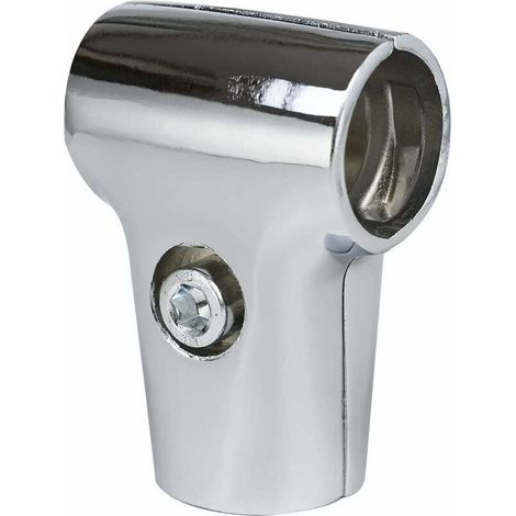 1 pièce pièces de fixation de joint de connexion en alliage d'aluminium, diamètre intérieur argenté de 25 mm pour cadre de tuyau rond, échafaudage, support d'affichage, support de séchage (1/5)