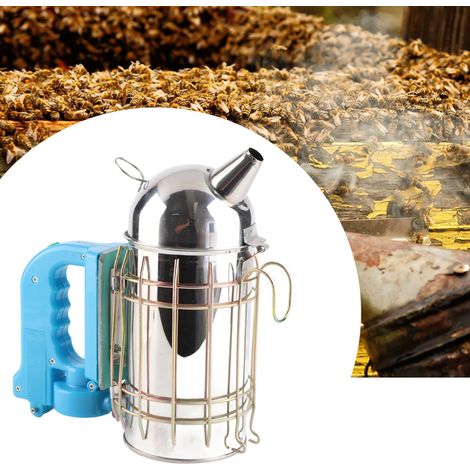 Fumigatore per apicoltura in acciaio inox con testa rotonda (batterie non incluse). Si prega di specificare le caratteristiche e le esigenze di imballaggio al momento dell'ordine il prodotto verrà spe