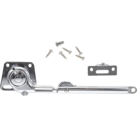 Support Hydraulique pour Portes D’armoire à Fermeture Lente, Tige de Levage en Alliage de Zinc Anticorrosion, Fixation Droite, Amortisseur Intégré pour Armoires, Coffres (1/5)