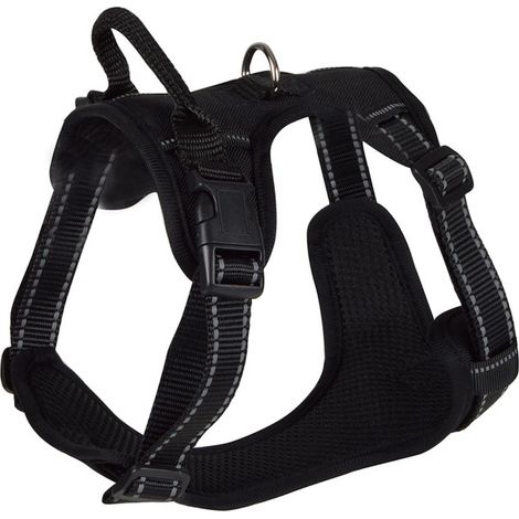 Harnais Anti-Traction pour Chien "Sécurité" 81cm Noir (1/4)
