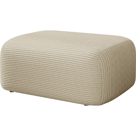 Pouf Doctral, Poso 100, 38x55x70cm, Diamètre: 0, Tissu, Pieds: Plastique, 0 (1/4)