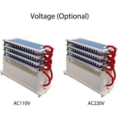 Générateur d'ozone AC110V, purificateur d'air lavable avec plaque en céramique intégrée pour salle de bain, cuisine et salon. Élimine les odeurs de fumée, de cuisine et d'animaux domestiques. 40 000 m (1/5)