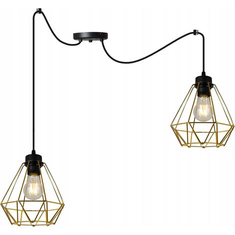 LAMPADA A SOSPENSIONE MODERNA ED ELEGANTE CON PARALUME IN METALLO (1/5)
