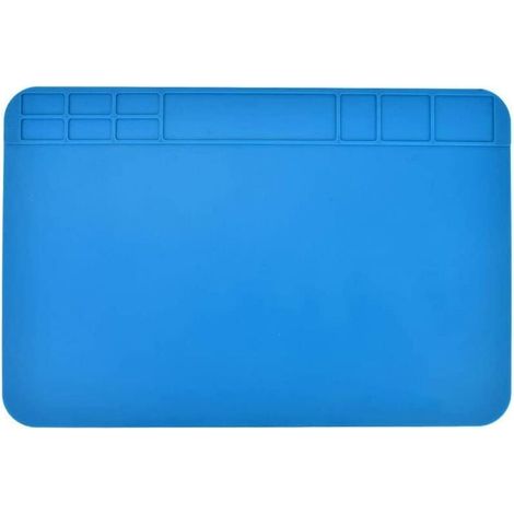 [NIEMALS VERWENDET] Silikon-Arbeitsmatte, Silikon-Lötmatte, Silikon-Reparaturmatte für Leiterplattenreparaturen, 30 x 20 cm (1/4)