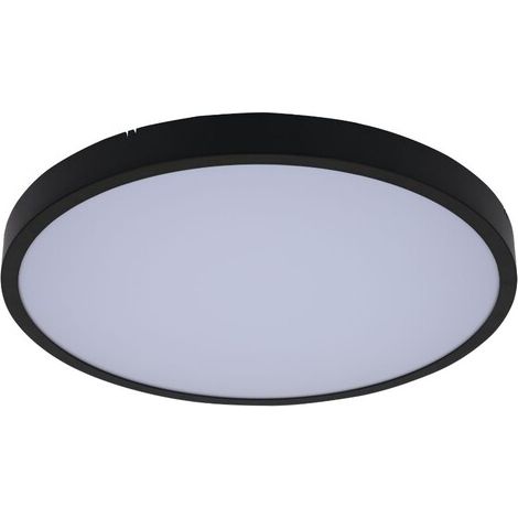 Plafoniera LED Rabalux Alenzo 42cm nera 36W IP44 con telecomando (1/5)