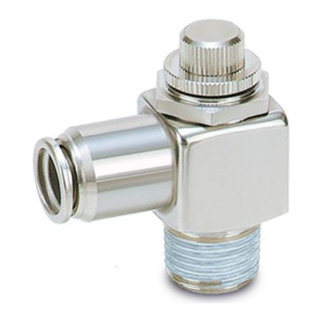 Régulateur de débit SMC ASG, G 1/8, R1/8pouce ( Prix pour 1 )