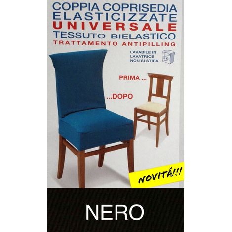 COPRISEDIA ELASTICIZZATO NEW YORK INTERO NERO (1/2)