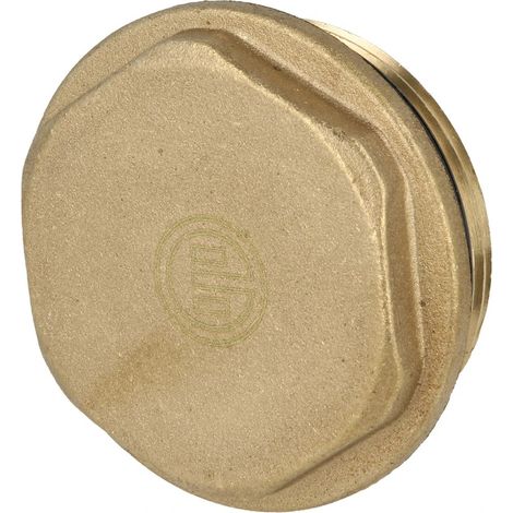 Bouchon 1 1/2’’ avec joint torique laiton nu